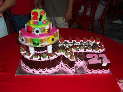 Birthday Cakes on 21st Birthday Cake Decorations