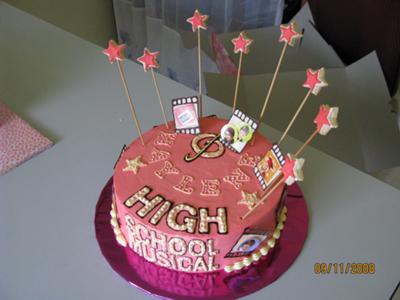 high school musical cake replica