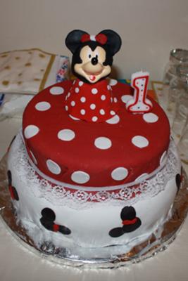 Mickey Mouse Birthday Cakes on Cake Minnie Mouse Birthday Ideas