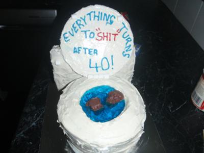Birthday Cake Image on View Full Size   More Toilet 40th Birthday Cake   Source Link
