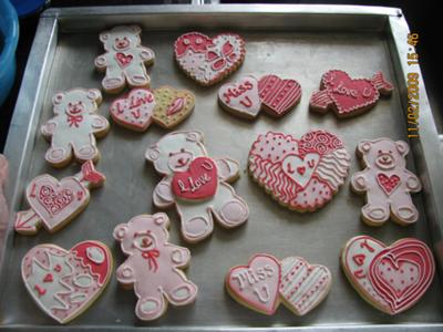 valentine cookie pictures