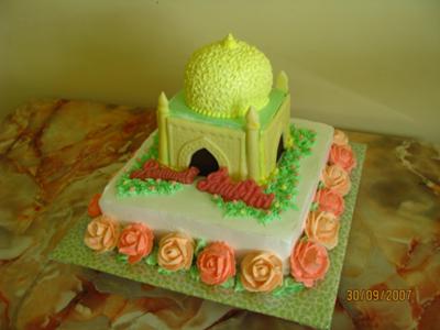 Online Mosque Design Eid Cake Gift Delivery in UAE - FNP