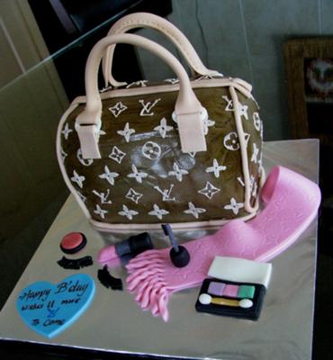 Louis Vuitton Hand Bag Cake - Iris Select - Goa - Free Delivery