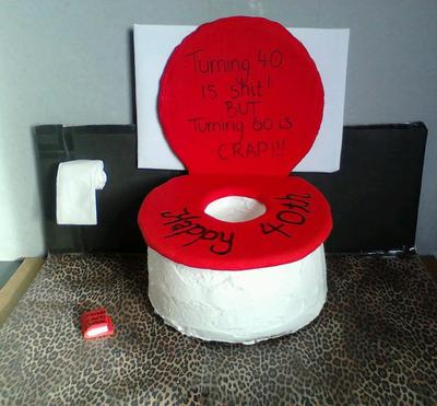 Funny Toilet Paper Cake