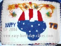 4th of July Cake Picture