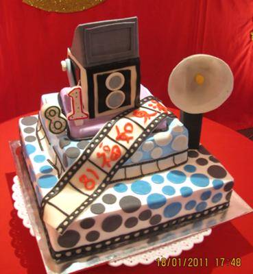 Coolest Camera Birthday Cake Design Idea