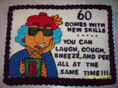 Maxine Cake for 60th Birthday