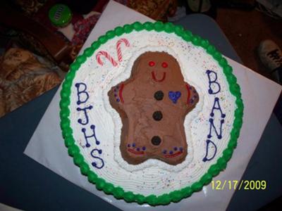 Gingerbread Man Cake