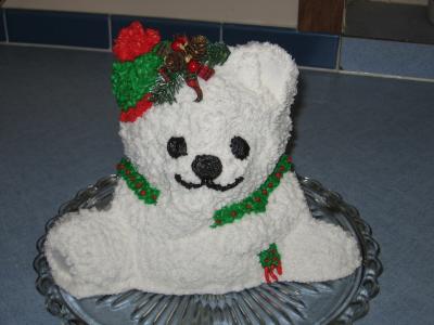 Christmas Bear Cake