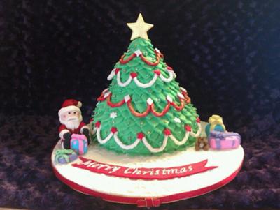 Christmas Tree Cake