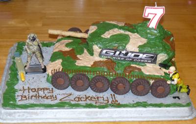 Zackery's GI Joe Cake