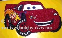 Lightning McQueen Cake