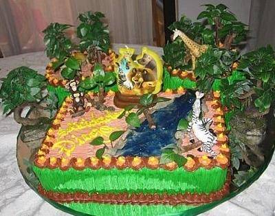 Coolest Madagascar Birthday Cake Design