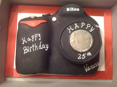 Camera Birthday Cake - CakeCentral.com