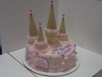 Princess Castle Cake