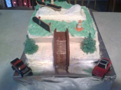 Skate Park Cake 