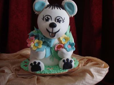 3D Teddy Bear Cake