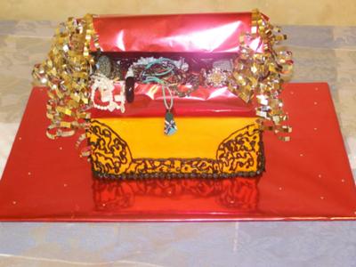 Treasure Chest Birthday Cake