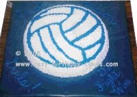 volley ball birthday cake pictures